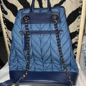 kate spade | Bags | Kate Spade Denim Chain Backpack | Poshmark